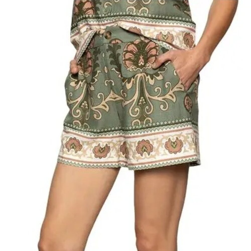 NWT Sanctuary Spring Breaker Linen Blend Short